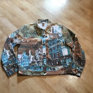 French Postcards Tastefully Embellished Jacket XL